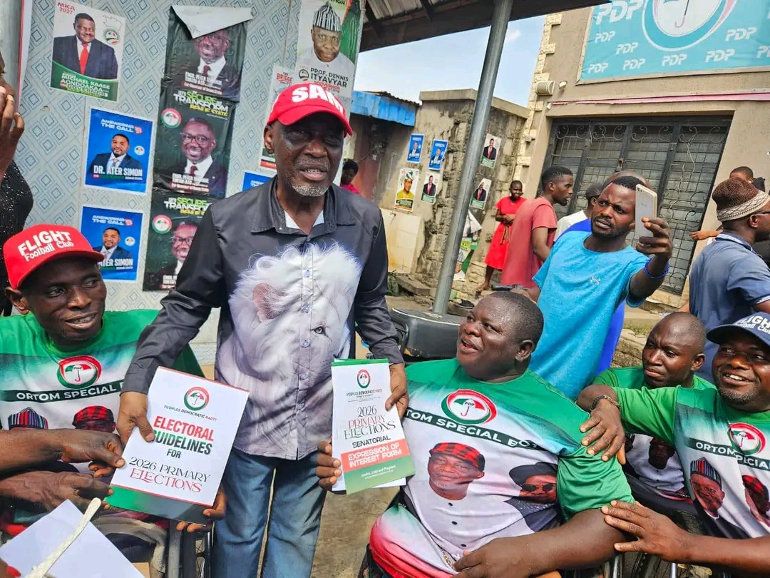 SEN. ABBA MORO PICKS PDP NOMINATION FORM, SIGNALS 2027 SENATE COMEBACK 
