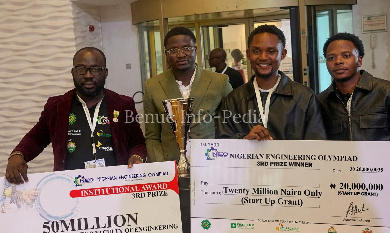 University of Jos Students Win ₦70 Million for AI-Powered Farm Robot at Nigeria Engineering Olympiad